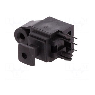 Connector: optical (Toslink) | socket,receiver fibre optic | THT