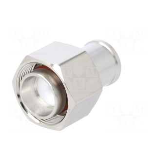 Connector: 4.3-10 | male | for cable | straight | plug | 50Ω | IP68 | 6GHz