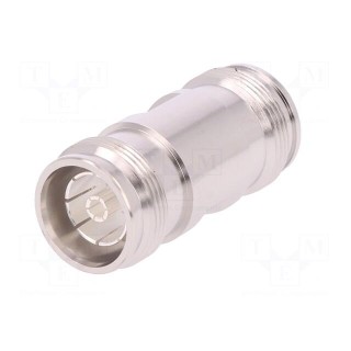 Coupler | for cable | straight | 4.3-10 socket,both sides