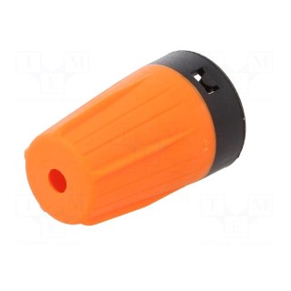 Cable clamp | orange | Series: rearTWIST