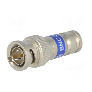 Plug | BNC | male | 75Ω | RG6 | compression | Tool: CT2-AS-EX,PCT-AIO-CT