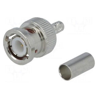 Plug | BNC | male | KX23,M17-84,RG142,RG223,RG400,RG55 | for cable
