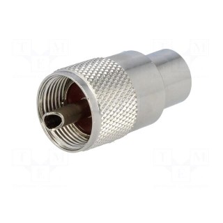 Plug | UHF (PL-259) | male | straight | RG11 | soldering,twist-on