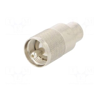 Plug | UHF (PL-259) | male | straight | RG213 | soldering,twist-on