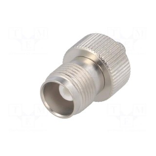 Plug | TNC | female | straight | 50Ω | RG223,RG400 | crimped | for cable