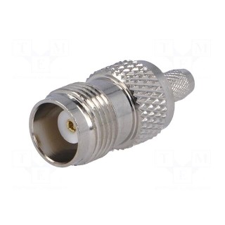 Plug | TNC | female | straight | RG58 | crimped | for cable