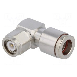 Plug | TNC | male | angled 90° | 50Ω | CNT-400 | clamp | for cable
