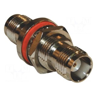 Straight | 50Ω | POM | gold-plated | Transition: coupler