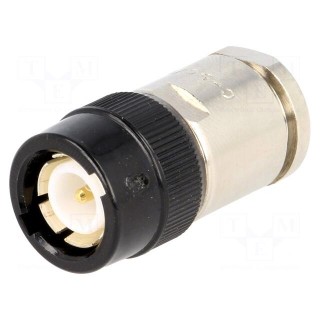Connector: C | plug | male | silver plated | Insulation: PTFE | 50Ω | 10mm