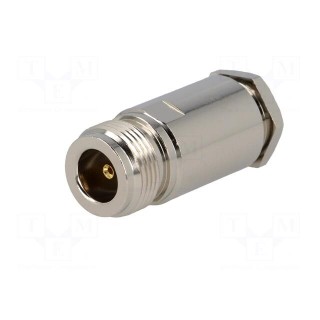 Plug | N | female | straight | RG213 | 11mm | soldering,clamp | for cable