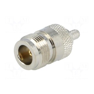 Plug | N | female | straight | RG58 | IDC,crimped | for cable