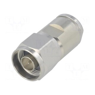 Plug | N | male | straight | 50Ω | CNT-300 | clamp | for cable | Series: CNT