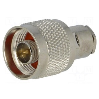 Plug | N | male | straight | RG58 | 5.5mm | soldering,clamp | for cable