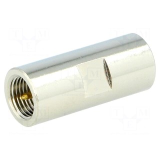 Coupler | FME male,both sides | straight | 50Ω | Insulation: POM