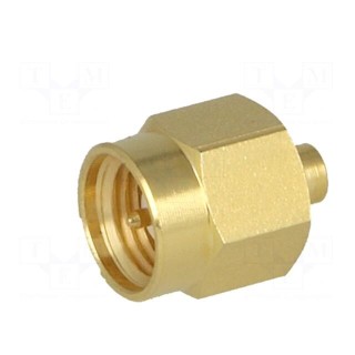 Plug | SMA | male | straight | 50Ω | RG405 | soldering | for cable | teflon