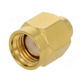 Plug | SMA | male | straight | 50Ω | RG402 | soldering | for cable | teflon