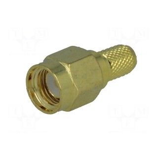 Plug | RP-SMA | female | straight | RG58 | crimped | for cable