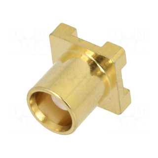 Socket | MCX | female | straight | 50Ω | SMT | PTFE | gold-plated