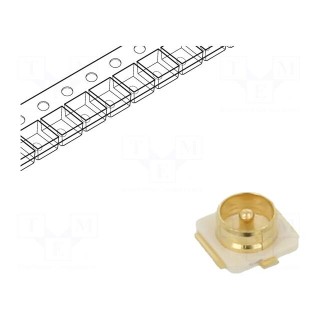 Connector: U.FL (IPX/AMC) | socket | 50Ω | SMT | male | cut from reel