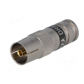 Plug | coaxial 9.5mm (IEC 169-2) | female | RG6 | compression