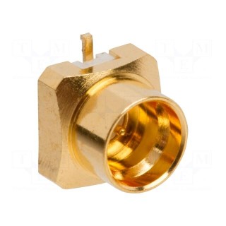 Socket | coaxial | male | straight | 50Ω | SMT | on PCBs | -65÷165°C | 18GHz