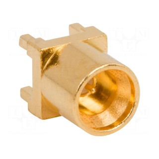 Socket | coaxial | male | straight | 50Ω | THT | on PCBs | -65÷165°C | SMPM