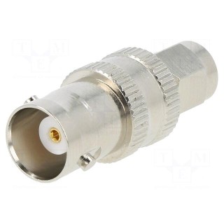 Adapter | BNC socket,SMA plug | Insulation: PTFE | 50Ω