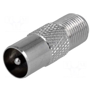 Adapter | F socket,coaxial 9.5mm plug