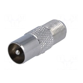 Adapter | F socket,coaxial 9.5mm plug