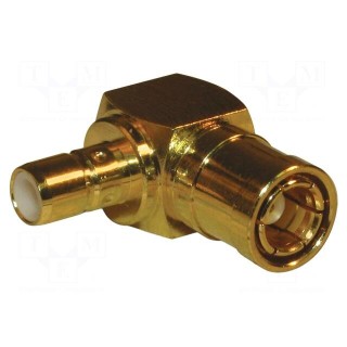 Adapter | SMB male,SMB female | Insulation: PTFE | 50Ω | Mat: brass