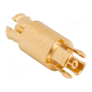 Adapter | SMPM male,both sides | Insulation: PTFE | 50Ω | -65÷165°C