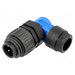 Connector: circular | plug | PIN: 4 | male | screw terminal | IP65,IP67