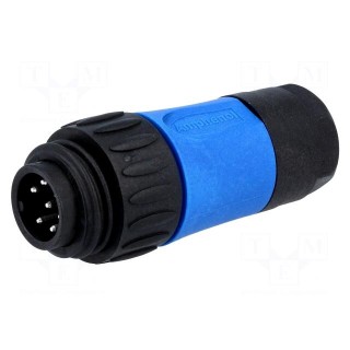 Connector: circular | plug | for cable | PIN: 7 | male | soldering | 250V