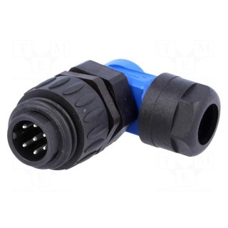 Connector: circular | plug | for cable | PIN: 7 | male | soldering | 250V