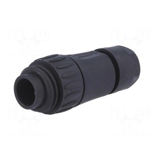 Connector: circular | plug | for cable | PIN: 7 | male | w/o contacts
