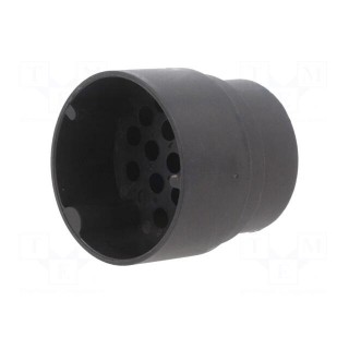 Connector: circular | male | UIC558 | PIN: 18 | for cable | crimped | 60V