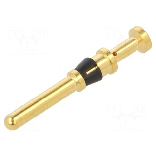 Contact | male | copper alloy | gold-plated | 0.75÷1mm2 | UIC558 | 10A