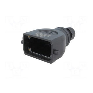 Enclosure: for rectangular connectors | Han Eco B | for cable