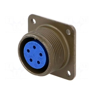 Connector: circular | Series: 97 | socket | female | PIN: 5 | soldering