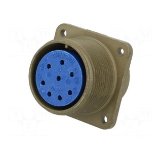 Connector: circular | size 20 | 97 | aluminium alloy | olive | socket