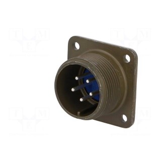 Connector: circular | size 16S | 97 | aluminium alloy | olive | socket