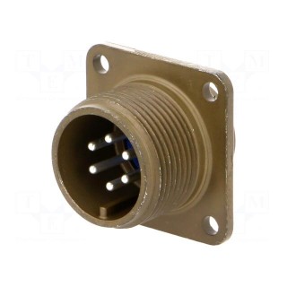 Connector: circular | Series: 97 | socket | male | PIN: 6 | silver plated