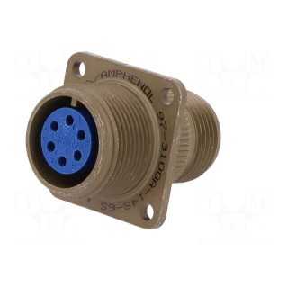 Connector: circular | Series: 97 | socket,plug | female | PIN: 6 | 13A
