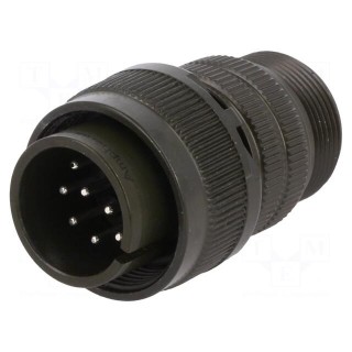 Connector: circular | Series: DS/MS | plug | male | PIN: 10 | for cable