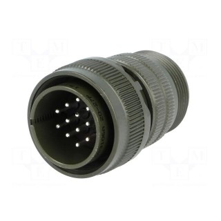 Connector: circular | Series: DS/MS | plug | male | PIN: 14 | for cable
