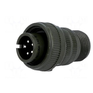 Connector: circular | Series: DS/MS | plug | male | PIN: 5 | for cable