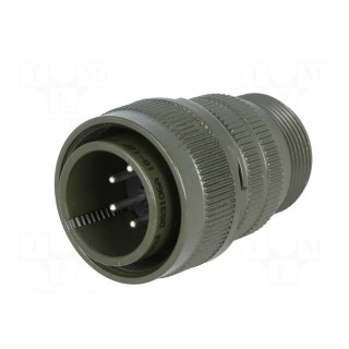 Connector: circular | Series: DS/MS | plug | male | PIN: 6 | for cable