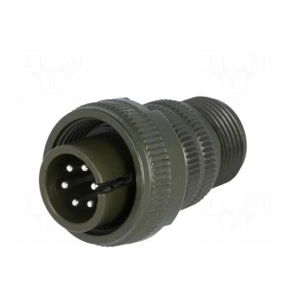 Connector: circular | Series: DS/MS | plug | male | PIN: 6 | for cable
