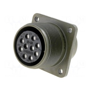 Connector: circular | Series: DS/MS | socket | female | PIN: 10 | 13A