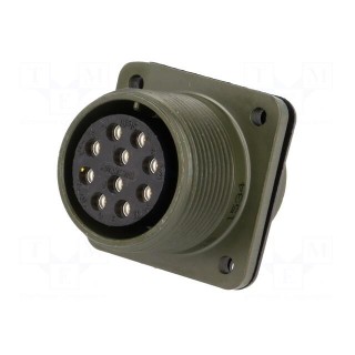 Connector: circular | Series: DS/MS | socket | female | PIN: 10 | 13A